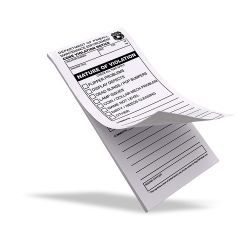 'Pinball Violations (Maintenance & Repair) Notepad
